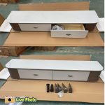 BELVOIR 189cm Sintered Stone TV Cabinet - Image 3