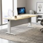 BERTIE 120-180cm Melamine Standard Office Table