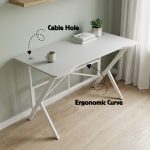 CASPIAN 80-120 Ergonomic Curved Study Desk-3 Sizes - Image 3