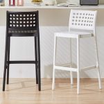 CHERISH 30 Inches Stackable Plastic Bar Chair-4 Colors - Image 6