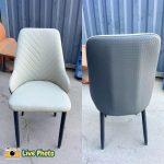 DORRIE PU Dining Chair-2 Tone - Image 3