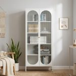 ESME 180cm Full Steel Storage Cabinet-White - Image 4