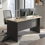 GOTHEL 120-180cm Melamine Standard Office Table - Image 2