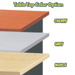 GOTHEL 120-180cm Melamine Standard Office Table - Image 5