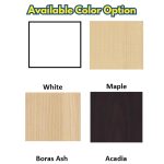 HELLY Full Melamine Pedestal With Key Lock-White - Image 6