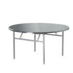 HOPKINS Dia 150cm Full Stainless Steel Round Table - Image 3