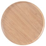 KAYSA 2 In 1 Round Nesting Coffee Table Set-Oak - Image 3