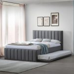 LEWIS V2 Queen Size Pull Out Bed-Grey - Image 2