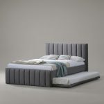LEWIS V2 Queen Size Pull Out Bed-Grey - Image 5