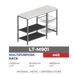 M901 120cm Sintered Stone Top Multi Purpose Kitchen Rack - Image 2