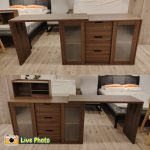 MARLOWE Flexible Storage Desk With Hutch-Walnut - Image 7