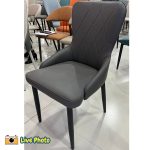 MONTAUK 6 Seater Sintered Stone Dining Set-Grey - Image 2