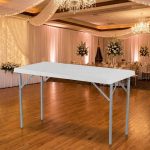 MUNOZ 120cm Foldable Banquet Table-2 Colors - Image 4