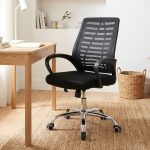 OF 4009 Mid Mesh Back Office Chair-Black