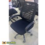 OF 4009 Mid Mesh Back Office Chair-Black - Image 4