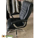 OF 4025 High Back PU Director Chair-Black - Image 4