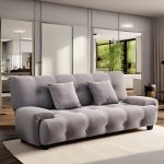 ORBIT Soft Velvet Sofa Bed- 2 Colors - Image 4