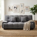 ORBIT Soft Velvet Sofa Bed- 2 Colors