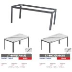 ORLOV 150-180cm Artificial Marble Dining Table - Image 3