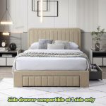 POLLARD Queen Size Drawer Bed-Brown - Image 2