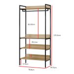 PRISM Open Concept Shelf Storage Garment Rack - Image 5