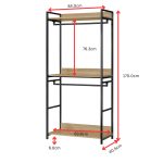 PRISM Open Concept Double Layer Garment Rack - Image 5