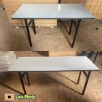 RENO 120cm-150cm Melamine Top Foldable Banquet Table - Image 4