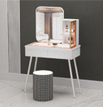 ROTORUA LED Mirror Dressing Table Set - Image 3