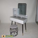 ROANOKE LED Mirror Dressing Table Set - Image 2
