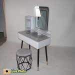 ROANOKE LED Mirror Dressing Table Set - Image 3