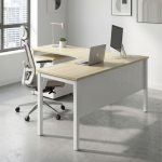 SML 150-180cm L Shaped Melamine Executive Table