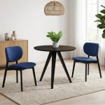 ELDA Dia80cm 2 Seater Dining Set-2 Color - Image 2