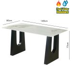 STERLING 140-180cm Sintered Stone Dining Table - Image 4