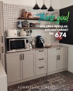 PHILLIPPA Modular Kitchen Cabinet System-Grey - Image 24