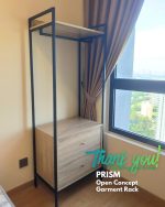 PRISM Open Concept Drawer Storage Garment Rack - Image 6