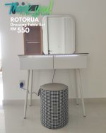 ROTORUA LED Mirror Dressing Table Set - Image 12