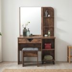 TEXAS Dressing Table Set-Rustic Walnut