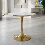 TULIP D60cm Round Table-Gold