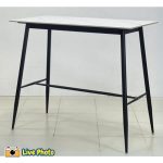 TULUM 120cm Sintered Stone Bar Table - Image 4