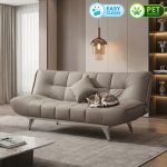 VERONA Pet Friendly Synthetic Fabric Sofa Bed-4 Colors