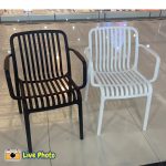 VERVE 4 Seater Round PP Plastic Outdoor Set-2 Colors - Image 3