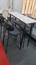 TULUM 120cm Sintered Stone Bar Table - Image 5