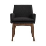 CHANTI Fabric Arm Chair-Dark Grey - Image 5