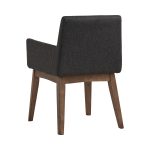 CHANTI Fabric Arm Chair-Dark Grey - Image 3