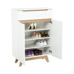 MARIAN Multi Function Shoe Cabinet-White - Image 4