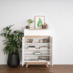 MARIAN Multi Function Shoe Cabinet-White - Image 12