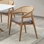 ARBOUR Rattan Back Arm Chair-2 Colors - Image 5