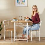 BALSA 2 Seater Dining Set-Beech - Image 2