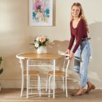 BALSA 2 Seater Dining Set-Beech - Image 3