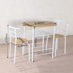 BALSA 2 Seater Dining Set-Beech - Image 5